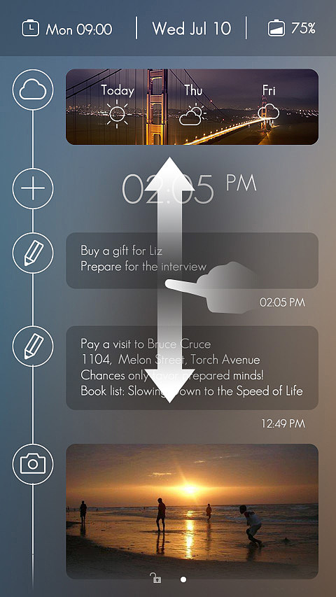 时间轴锁屏 / TimeLine（图ZMTg5OTcxMTY=） - 主题/皮肤 - 站酷设计师草米原创素材 - 站酷ZCOOL