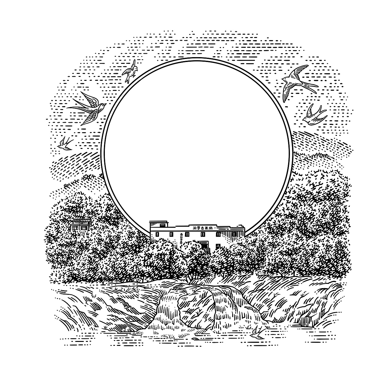 黑白插畫稿（圖ZMjY0MzEzMTg0） - 商業(yè)插畫 - 站酷設(shè)計(jì)師王清楓原創(chuàng)素材 - 站酷ZCOOL