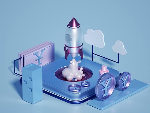 C4D火箭临摹