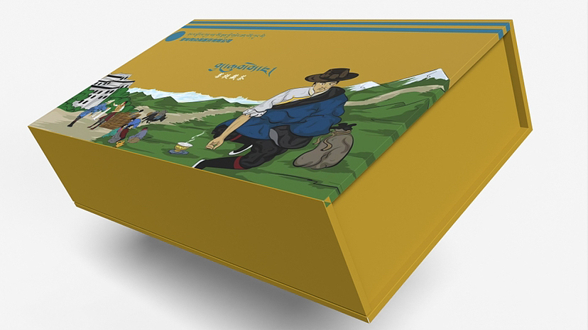 藏式包装设计（图ZMzMxMzg1MDYw） - 商业插画 - 站酷设计师彭扎哒索间原创素材 - 站酷ZCOOL