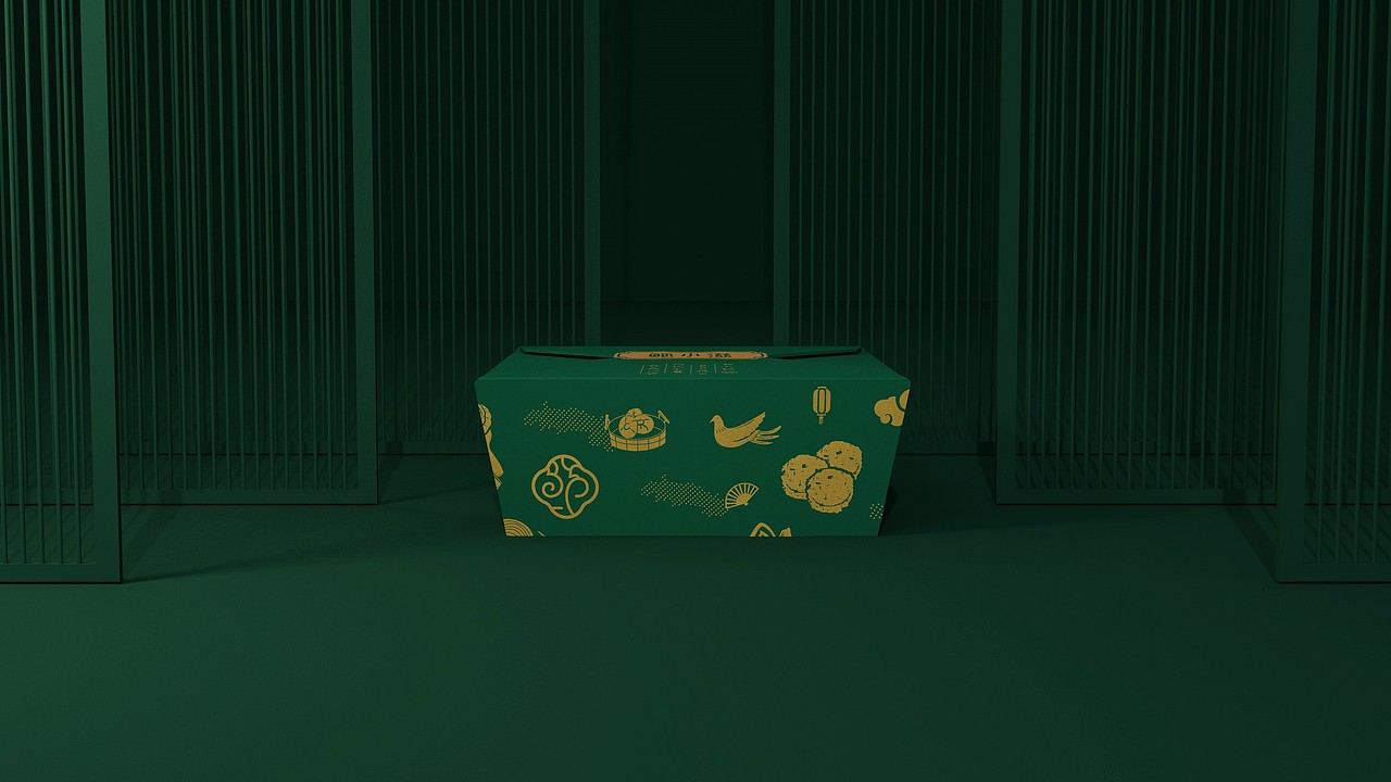 蓝色一页平面作品 | 鲍小滋，新中式糕点包装设计作品（图ZMTY0NzA5MjUy） - 包装 - 站酷设计师蓝色一页品牌策划原创素材 - 站酷ZCOOL