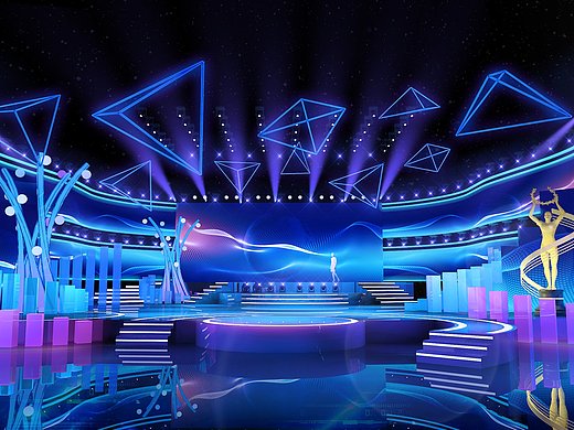 qp颁奖典礼舞美