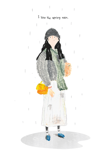 下雨 公交（图ZMjU2Nzg3NDQ=） - 商业插画 - 站酷设计师yonini原创素材 - 站酷ZCOOL