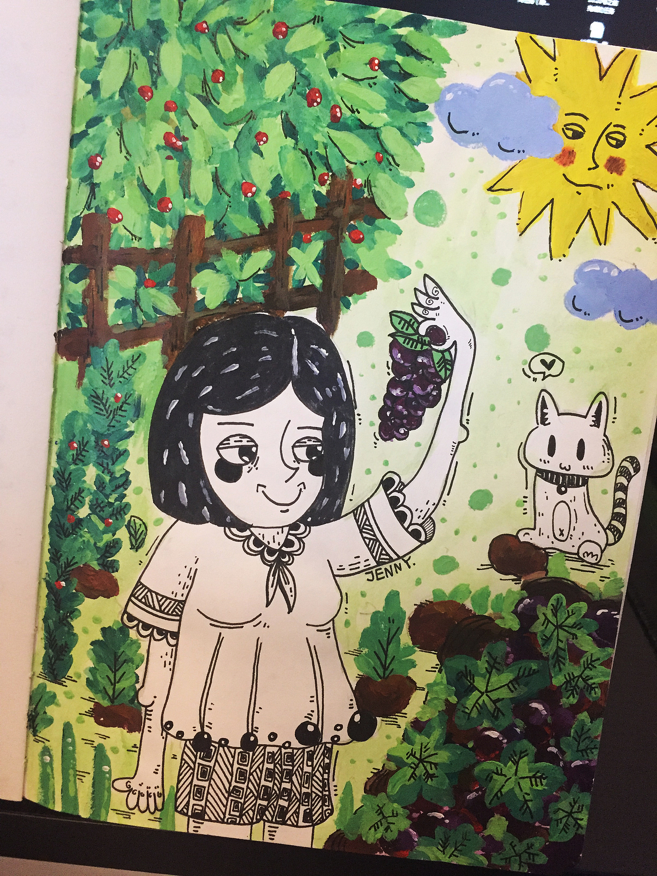 告别懒惰，9-10月部分练手绘画。（图ZNjIxMDIwMjg=） - 创作习作 - 站酷设计师Jenny杰妮原创素材 - 站酷ZCOOL