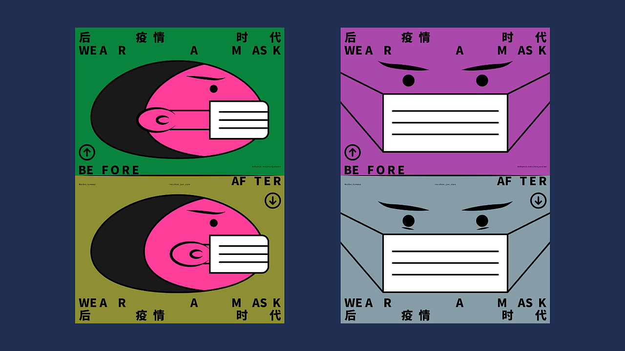 后疫情时代wearamask