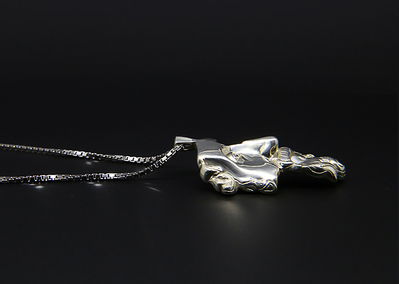 《 沉思录》作者罗马皇帝马可·奥勒留Marcus Aurelius 原创首饰 艺术首饰 项链