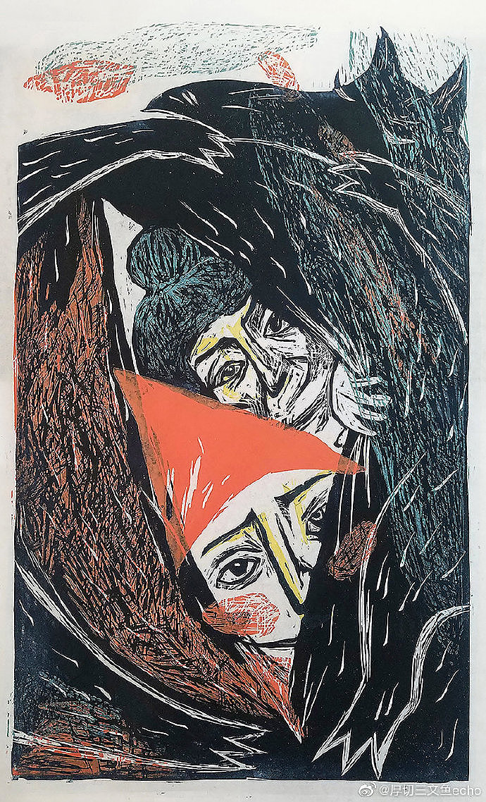 《小紅帽》無字書（圖ZMjEzOTc3OTk2） - 繪本 - 站酷設(shè)計(jì)師厚切三文魚原創(chuàng)素材 - 站酷ZCOOL