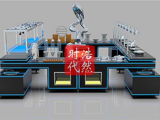 酒店宴会厅移动折叠茶歇台布菲台定制