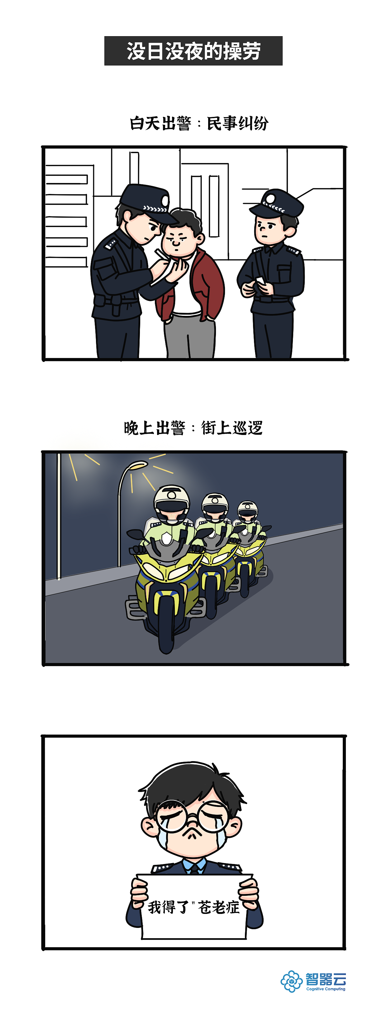 《警察的职业病》（图ZMjQxMzUxMjE2） - 短篇/格漫 - 站酷设计师自然卷li原创素材 - 站酷ZCOOL