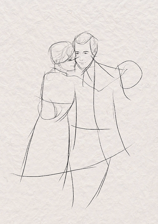 每日速写 闻香识女人（图ZMzIwMjE0ODI4） - 商业插画 - 站酷设计师春光灿烂Pipi皮原创素材 - 站酷ZCOOL