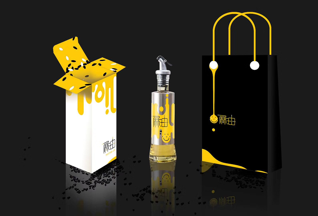 芝麻油包装设计