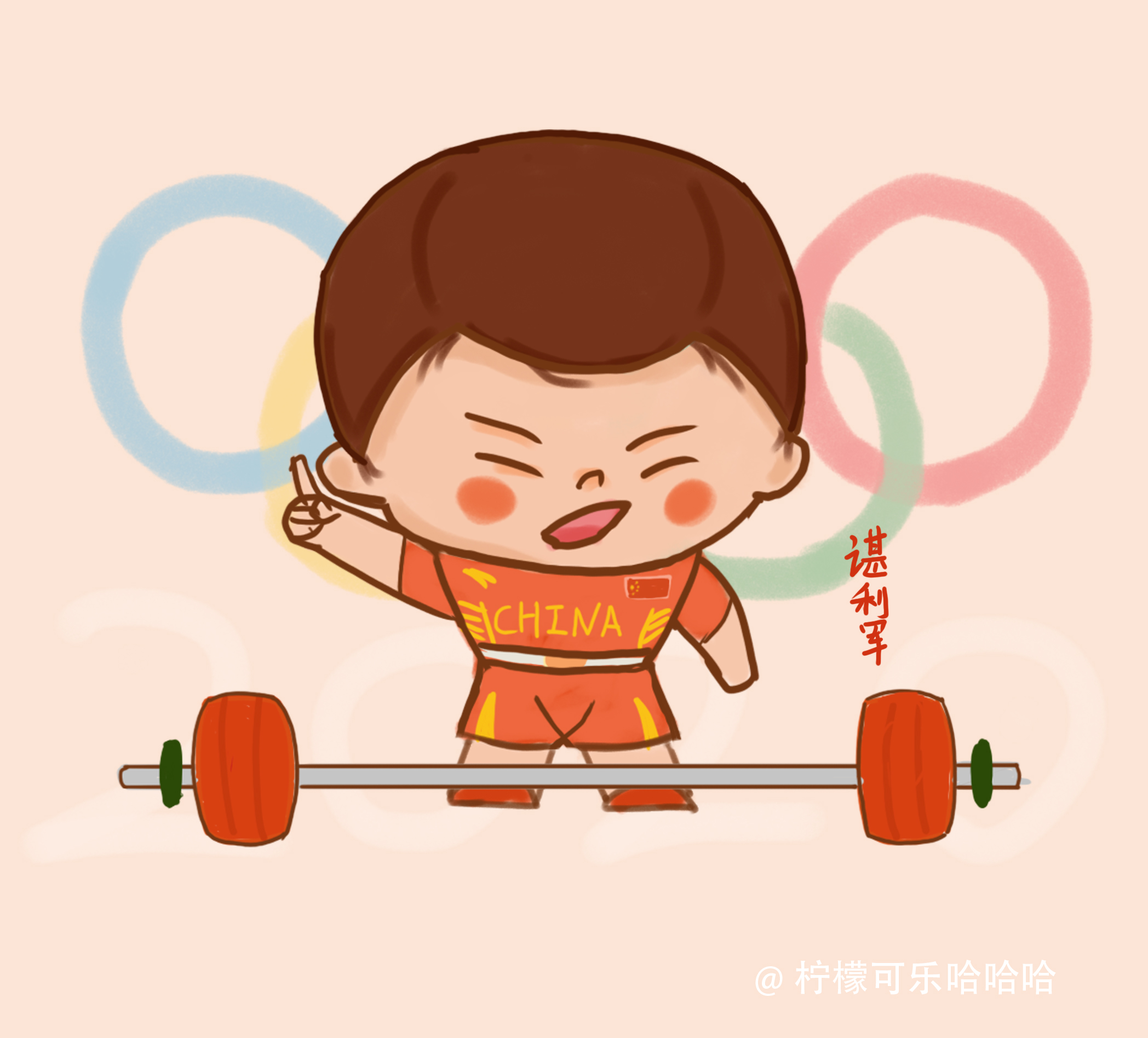 奥运会主题画动漫图片