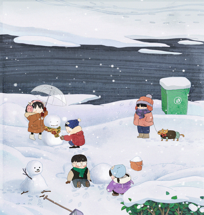 动态插画——小时候（图ZMTQ3MTM1NzM2） - 创作习作 - 站酷设计师CaoLeiii原创素材 - 站酷ZCOOL