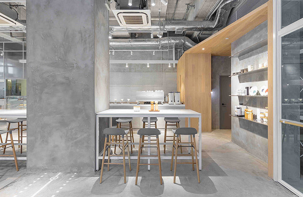 冷淡简约风格咖啡馆设计装修,公装设计装修风格大全