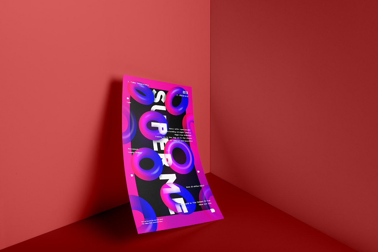 DinLab × Justill海报打卡21天