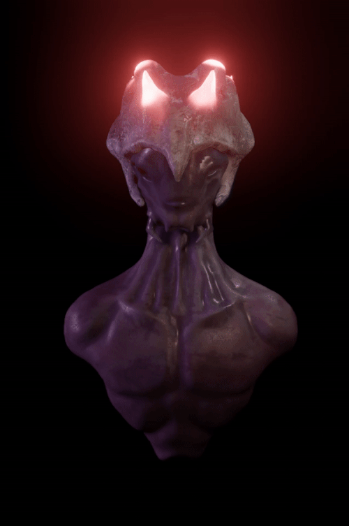 Belphegor欲恶魔|Blender全流程三维概念设计（图ZMTgxOTQzMTUy） - 人物/生物 - 站酷设计师五天晴原创素材 - 站酷ZCOOL