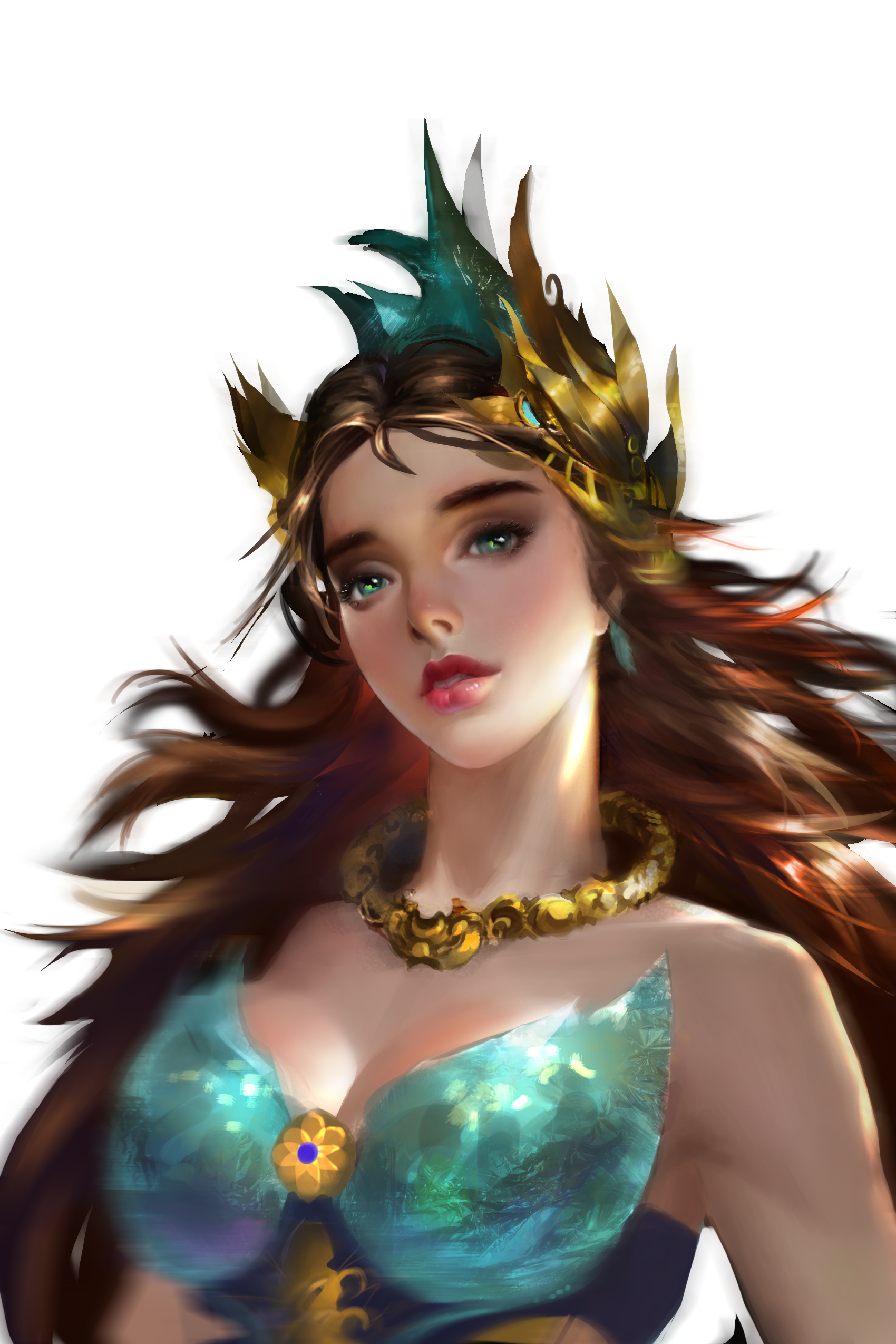 【徒弟的作品系列】学员的头像练习-王者荣耀同人-虞姬