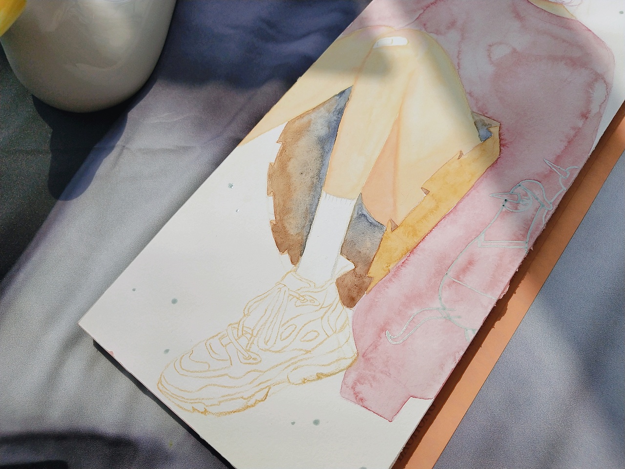 水彩练习-S小姐的穿搭日志系列（图ZMTU1OTk3NTQ4） - 创作习作 - 站酷设计师SylviaP_P原创素材 - 站酷ZCOOL