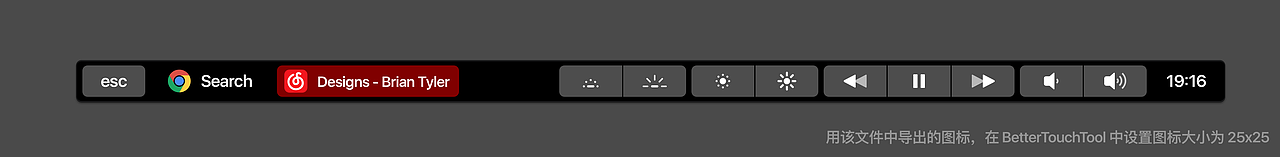 Touch bar 美化（图ZMTQyOTY0NjYw） - 交互/UE - 站酷设计师KyleBing原创素材 - 站酷ZCOOL