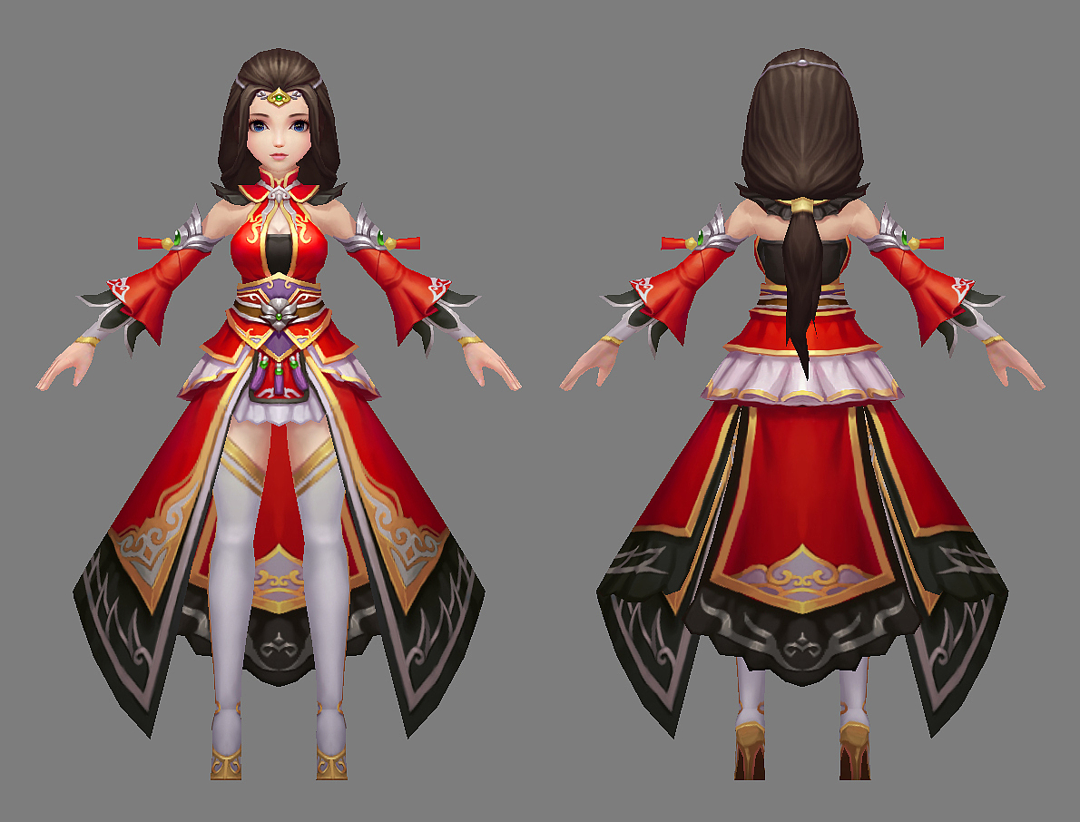 游戏人物设计 中国风（图ZODk5MzE5Mjg=） - 人物/生物 - 站酷设计师圆滚滚儿原创素材 - 站酷ZCOOL