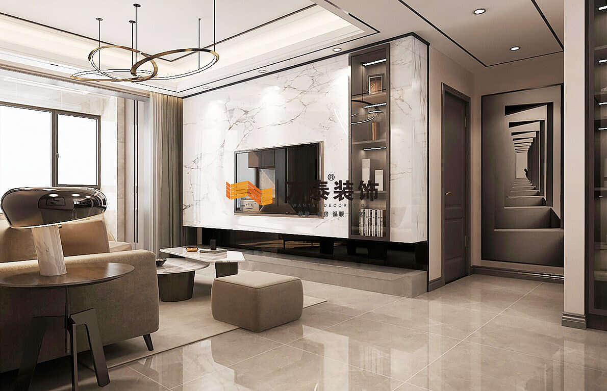 济南钢锦绣华府三室两厅现代风格装修案例（图ZMjUzOTk2ODg4） - 家装设计 - 站酷设计师万泰装饰家装原创素材 - 站酷ZCOOL