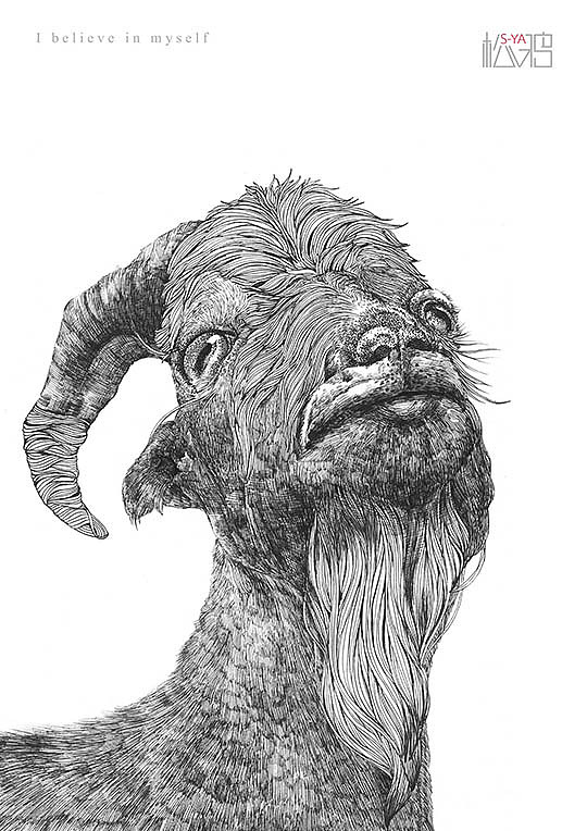 黑白绘-- 松鸦2015年插画合集（图ZNDA4NjE5Mjg=） - 商业插画 - 站酷设计师鸦鸦永远原创素材 - 站酷ZCOOL