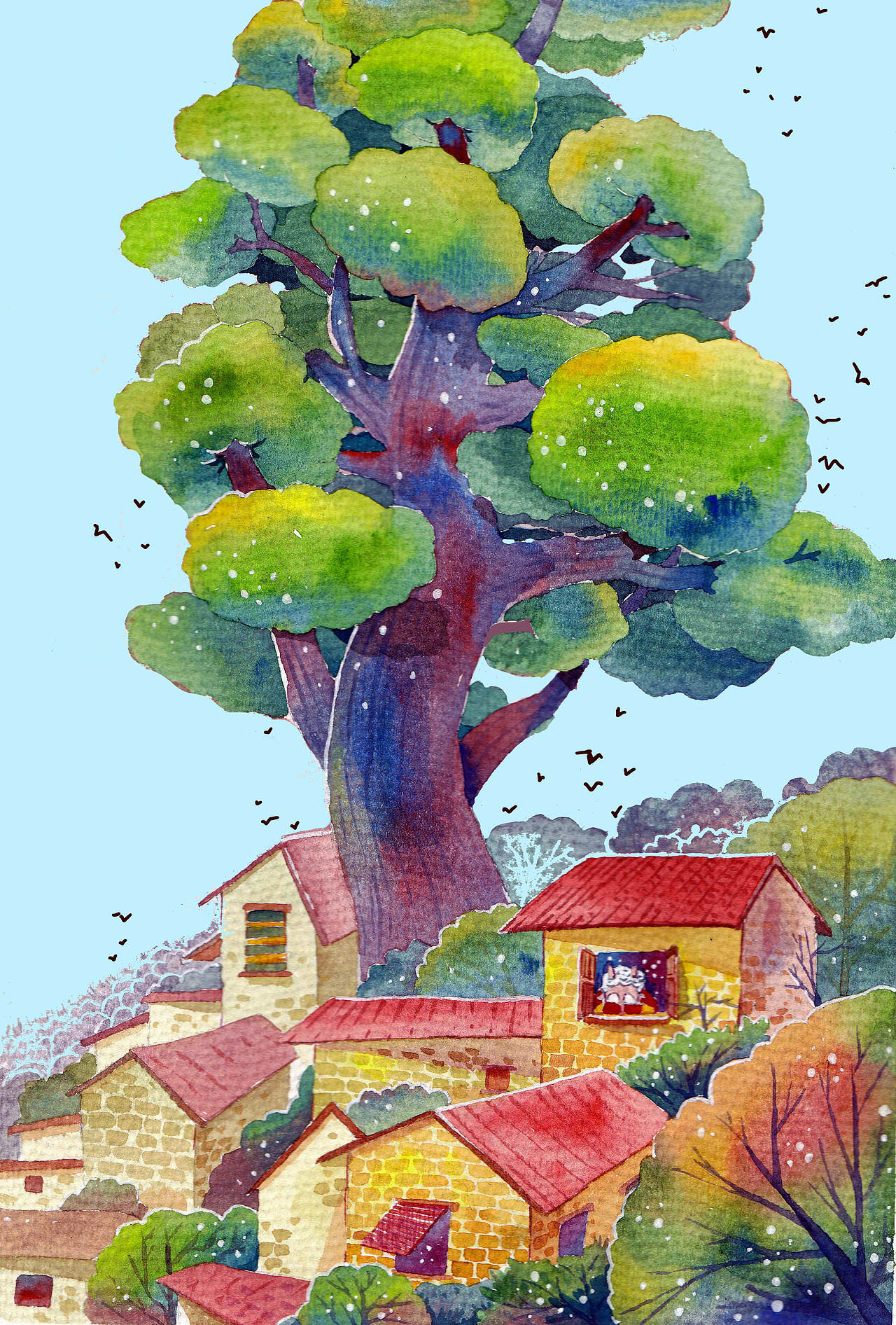 大树下我一个人的房子