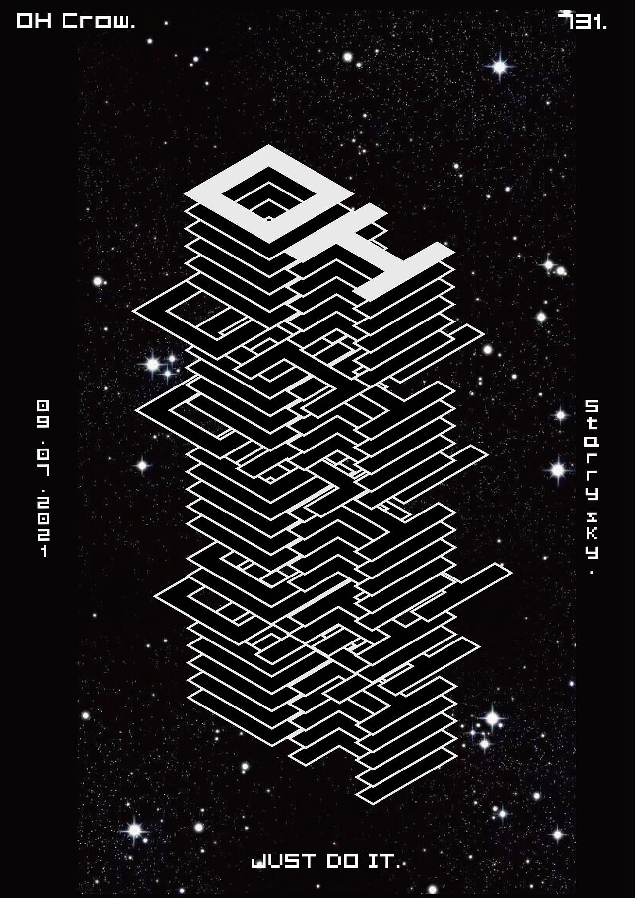 黑白系列海报设计