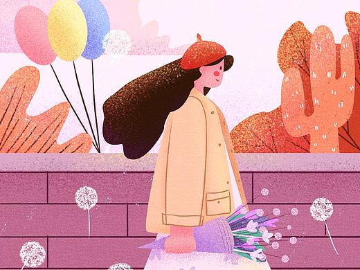 《赴约》（个人主页-ZNTYwMzQ1MzY=） - 商业插画 - 站酷设计师梅子酱zj原创素材 - 站酷ZCOOL