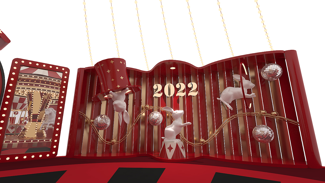 商场新年美陈（图ZMjg1MzUyNDU2） - 展陈设计 - 站酷设计师拾玖楠原创素材 - 站酷ZCOOL