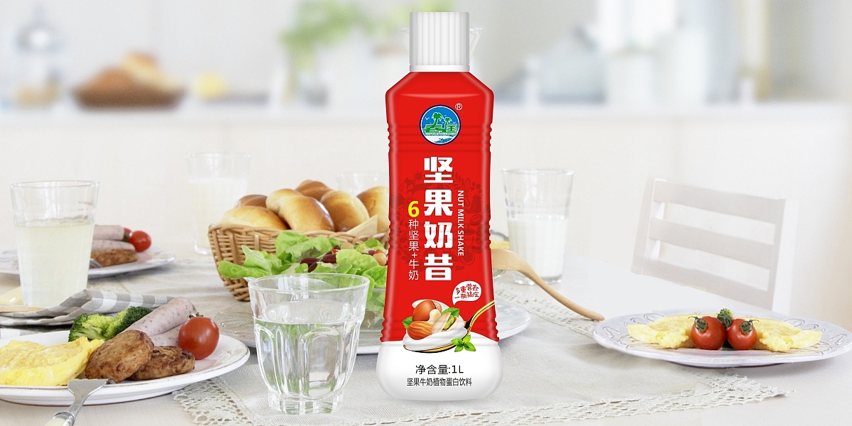 植物蛋白饮料（坚果奶昔）包装设计（图ZMTk3ODQ1NjA0） - 包装 - 站酷设计师突破品牌策划原创素材 - 站酷ZCOOL