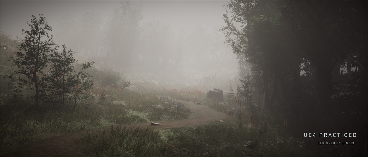 Forest park in mist-Styleframe practiced（图ZMjI4ODQ2NDEy） - 场景 - 站酷设计师ZixiIceyy原创素材 - 站酷ZCOOL