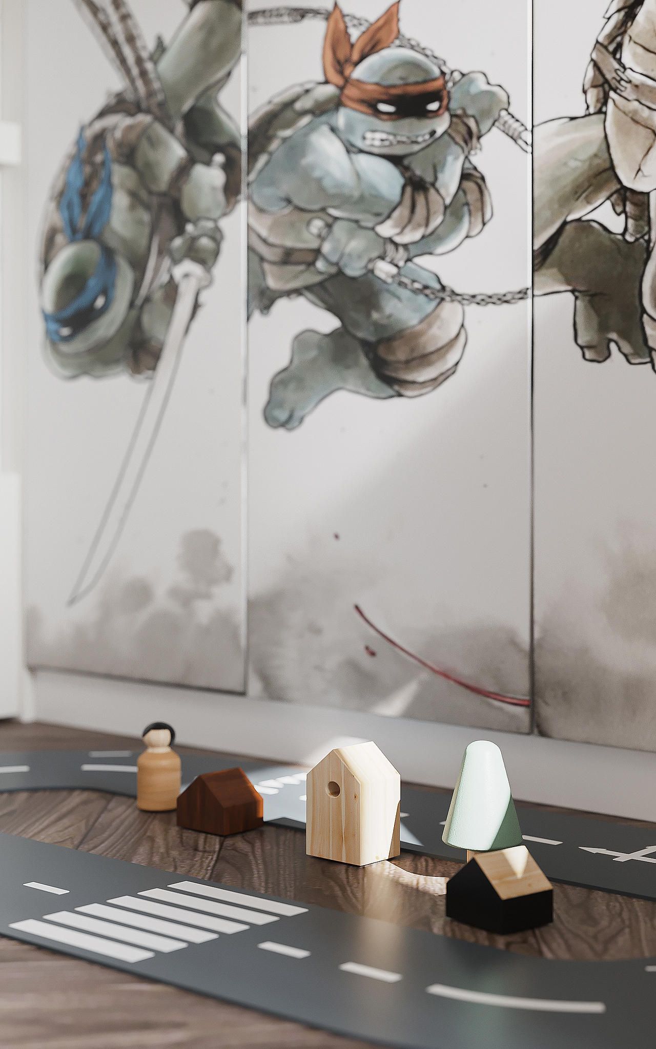 一套现代轻奢效果图