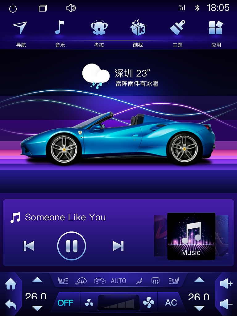 车机主题（图ZMjY3MDAwMDY0） - 主题/皮肤 - 站酷设计师昕辰溢彩原创素材 - 站酷ZCOOL