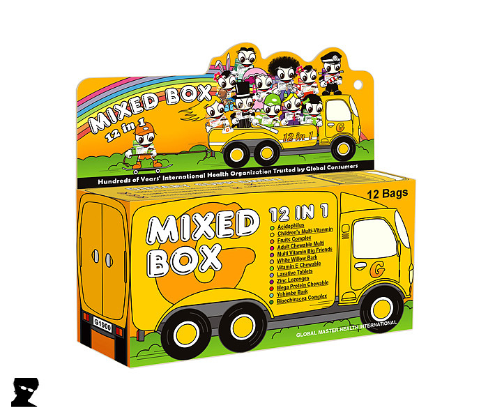 卡通咀嚼片包装设计（图ZMjQ4MzgwMA==） - 包装 - 站酷设计师育亨宾宾原创素材 - 站酷ZCOOL