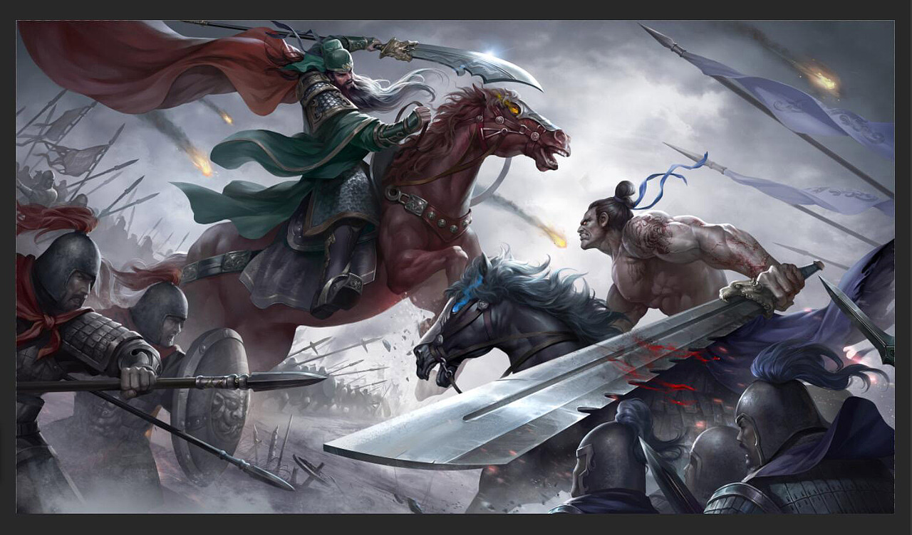 为游戏《率土之滨》创作的美宣图