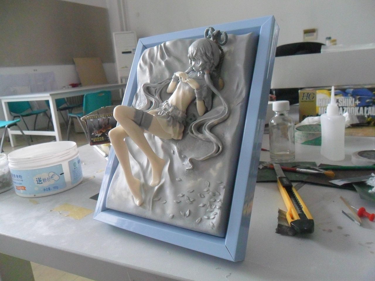 洛天依 天下第一吃货(含几张制作过程)|手工艺|手办/模玩|血封_原创