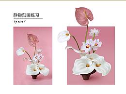 插花-静物刻画练习