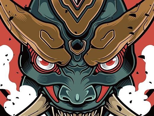 《百鬼众魅》（个人主页-ZNDY3MDM1ODg=） - 商业插画 - 站酷设计师咕叽叽咕原创素材 - 站酷ZCOOL