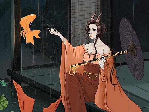 鲤鱼跃龙门，锦鲤小龙女