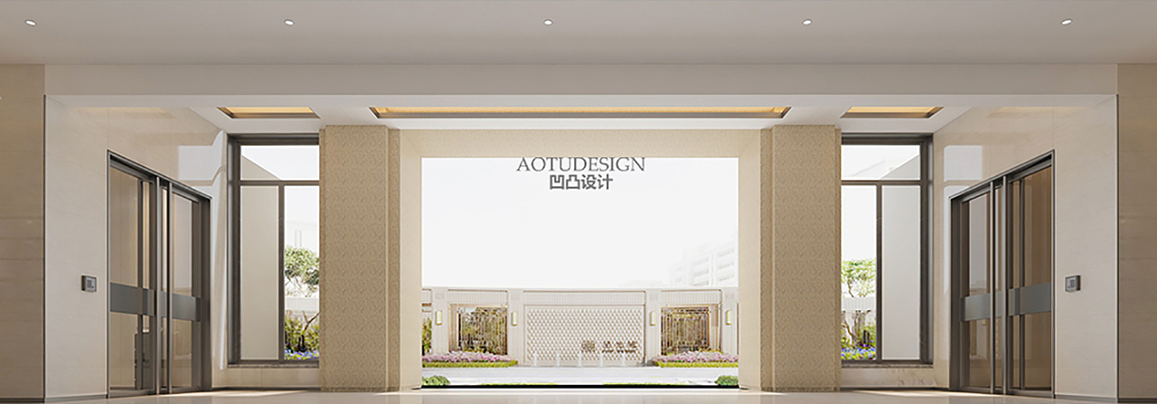 荣邦城东区单元楼公区设计