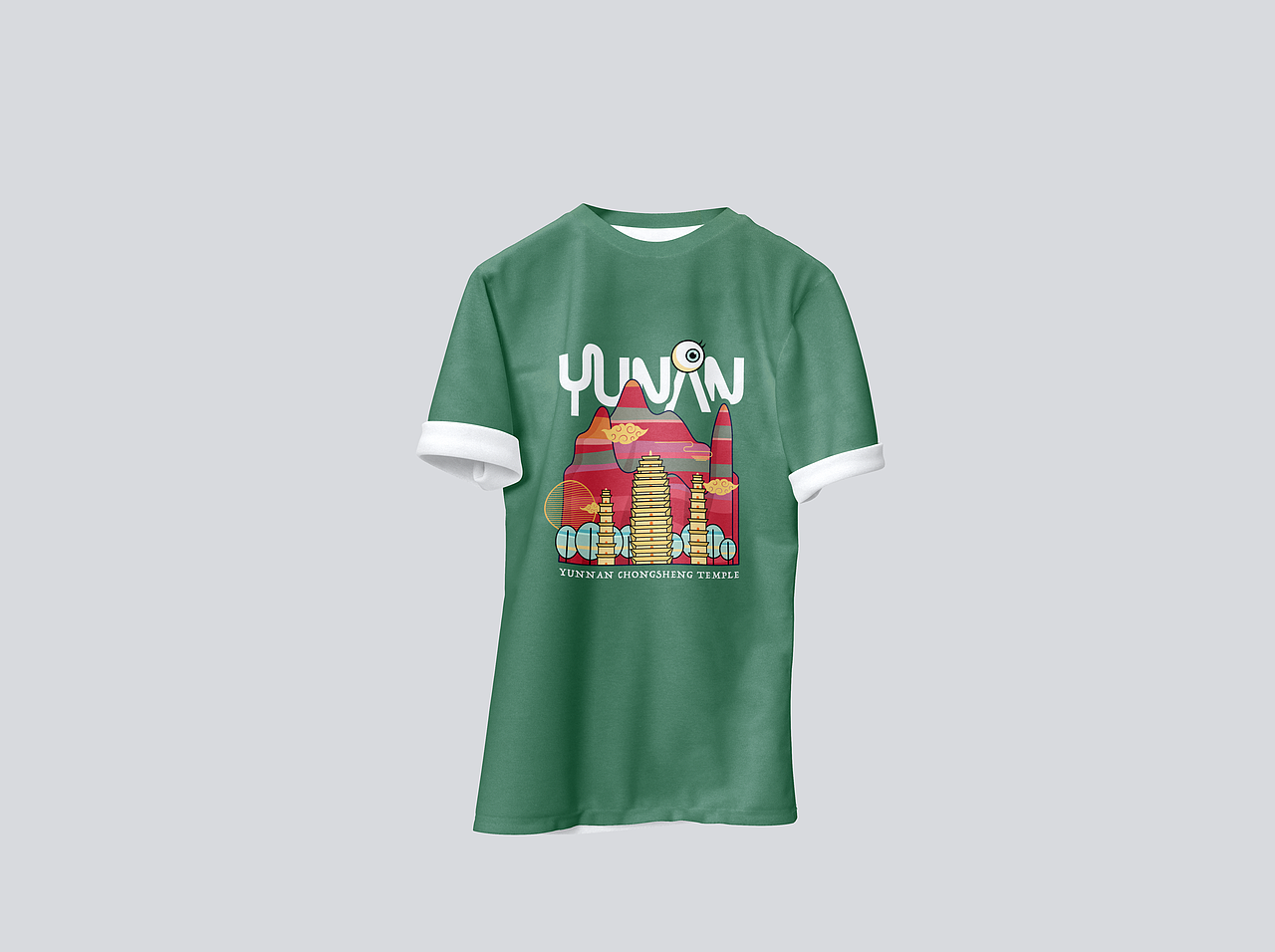「YUNNAN」七彩崇圣寺（图ZMjEwNjE3ODQw） - 生活用品 - 站酷设计师diandiansa原创素材 - 站酷ZCOOL