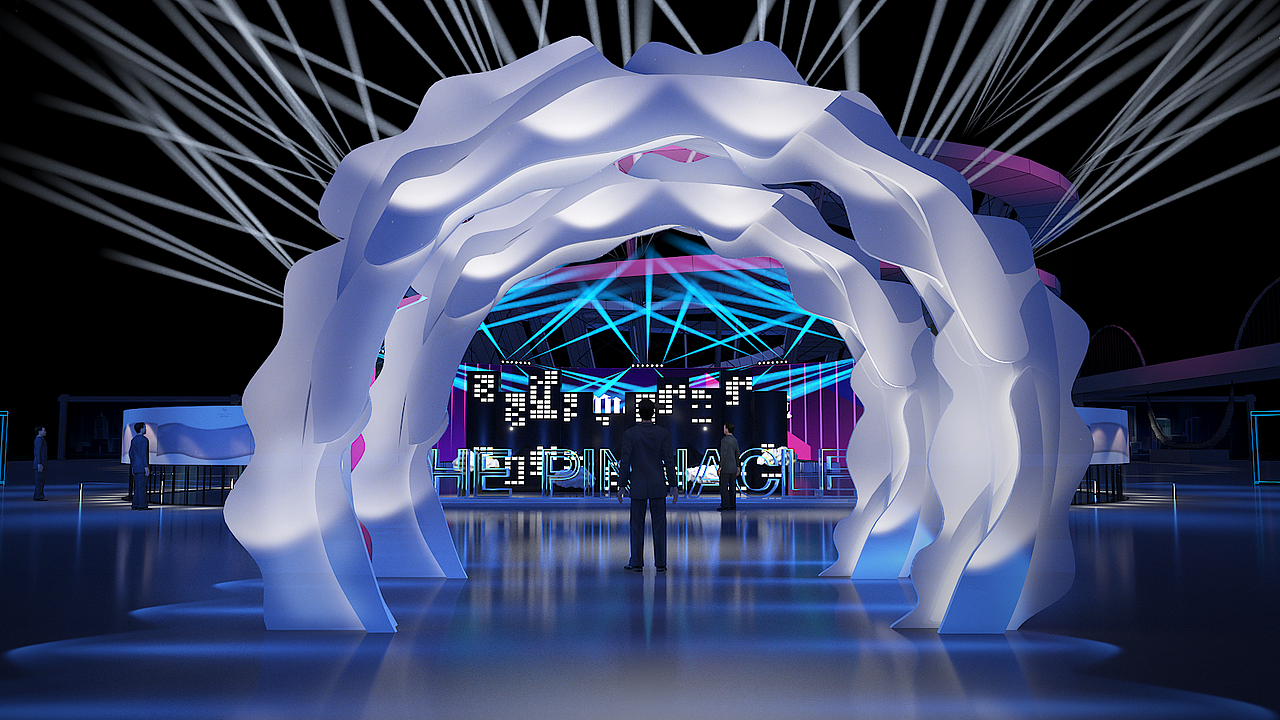 地产发布会-舞美设计及场地亮化设计（图ZMjIwMTM0MDA4） - 舞台美术 - 站酷设计师hashigang原创素材 - 站酷ZCOOL