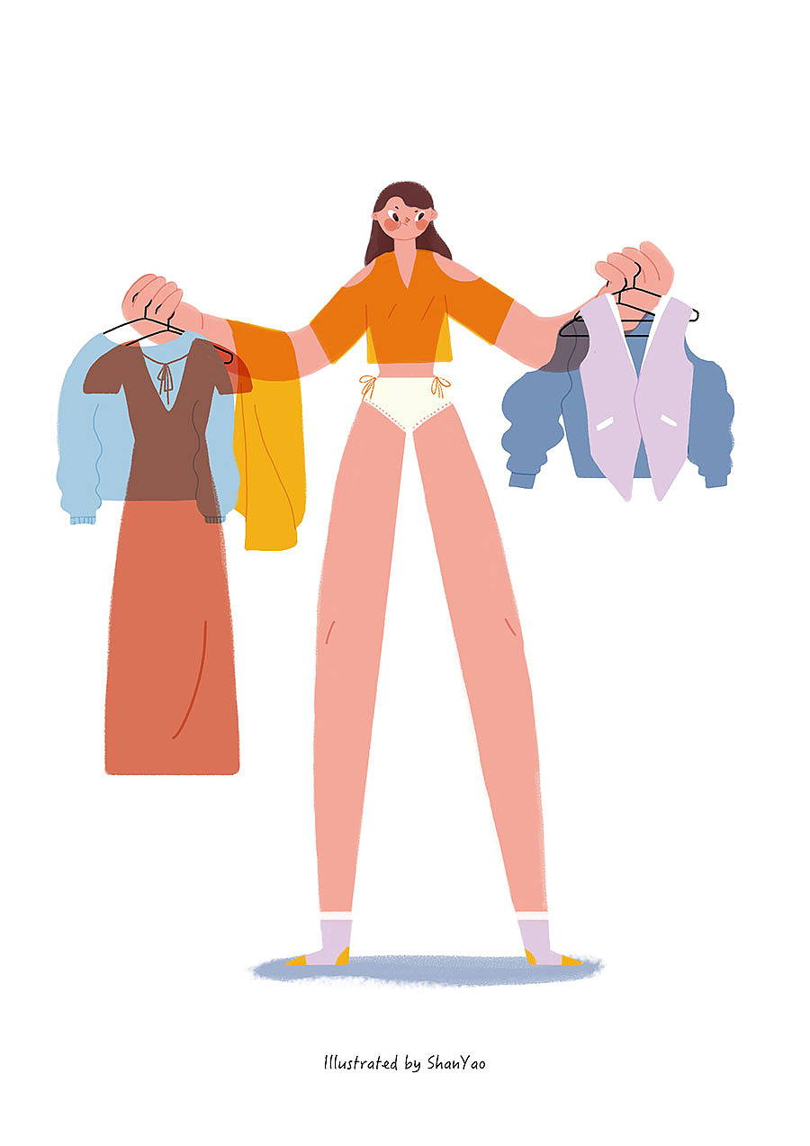 每到换季就找不到合适的衣服,苦恼