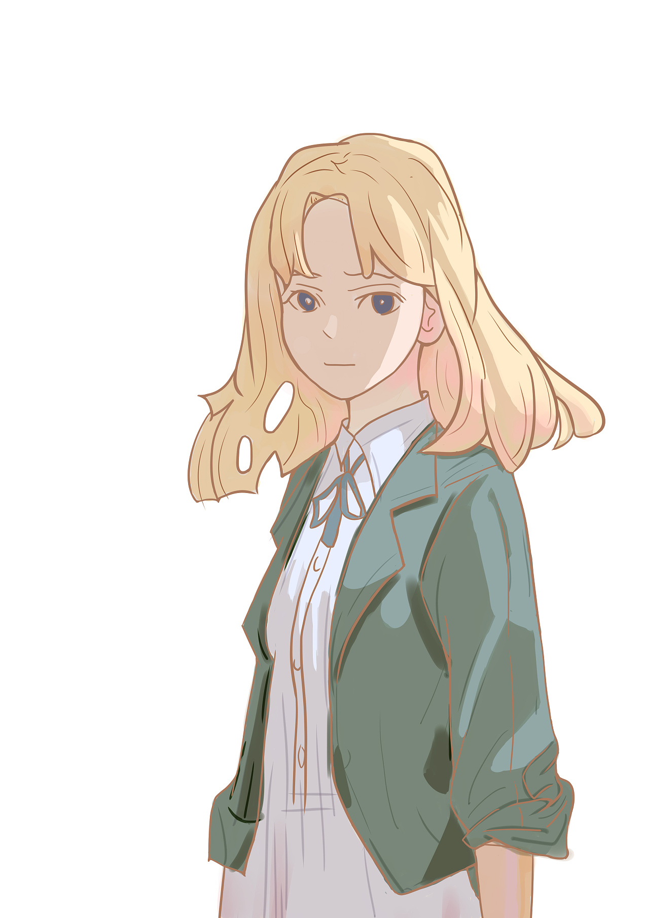 动漫人物半临摹|动漫|单幅漫画|zdydada - 原创作品 - 站酷 (zcool)