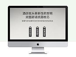 双面舒适抗菌枕芯详情页