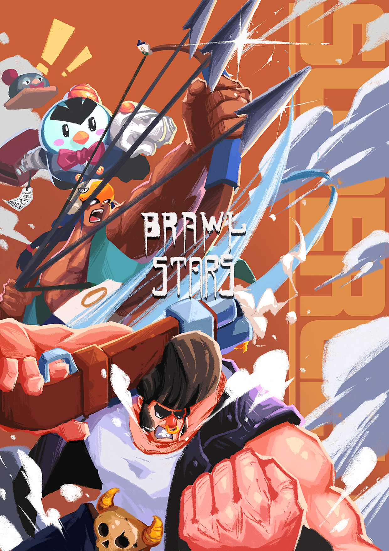 荒野乱斗英雄插画