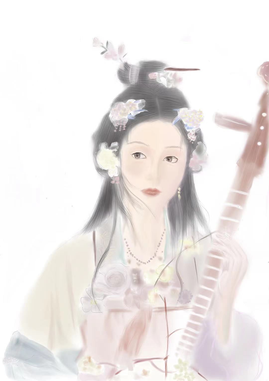 等待良人归来那一刻 仙女姐姐下凡辛苦（图ZMzA1NDYzNzA0） - 艺术插画 - 站酷设计师净心爱画画原创素材 - 站酷ZCOOL