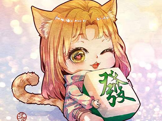【头像设计】发财喵