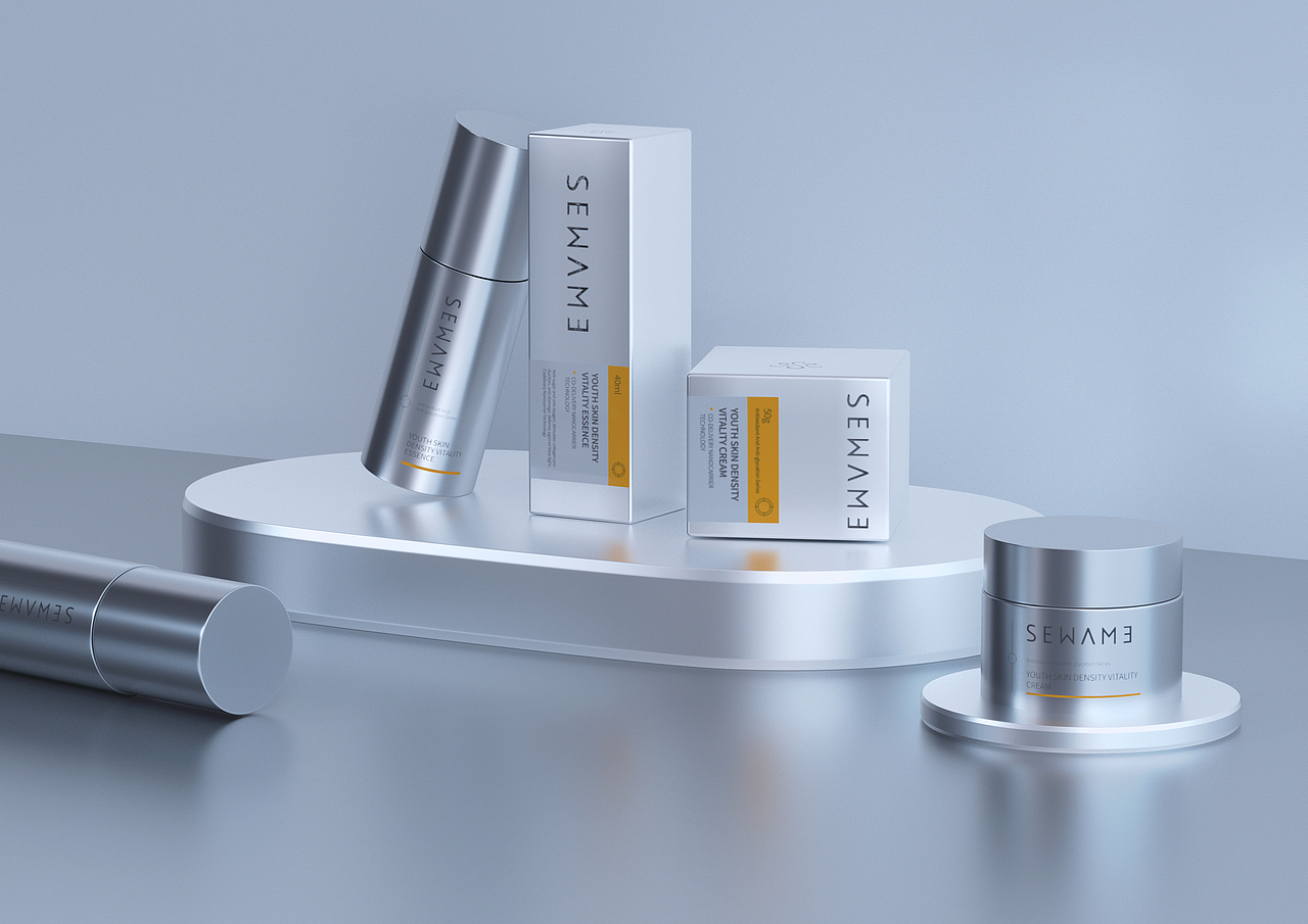 美妆产品建模渲染